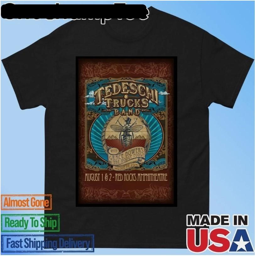 Tedeschi Trucks Band August 1 2 2025 Red Rocks CO Tour Poster T-Shirt Unisex T-Shirt S
Tedeschi Trucks Band August 1 2 2025 Red Rocks CO Tour Poster T-Shirt Unisex T-Shirt S