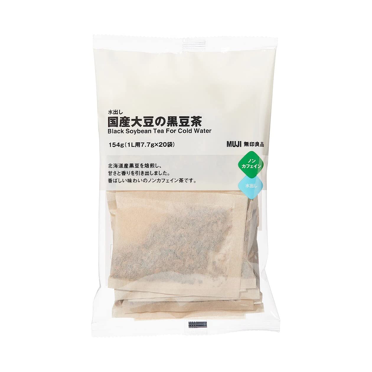 MUJI Cold Brew Black Bean Tea with Domestic 154g x 20 bags for 82218749 (Made Soybeans) (7.7g 1L)
MUJI Cold Brew Black Bean Tea with Domestic 154g x 20 bags for 82218749 (Made Soybeans) (7.7g 1L)