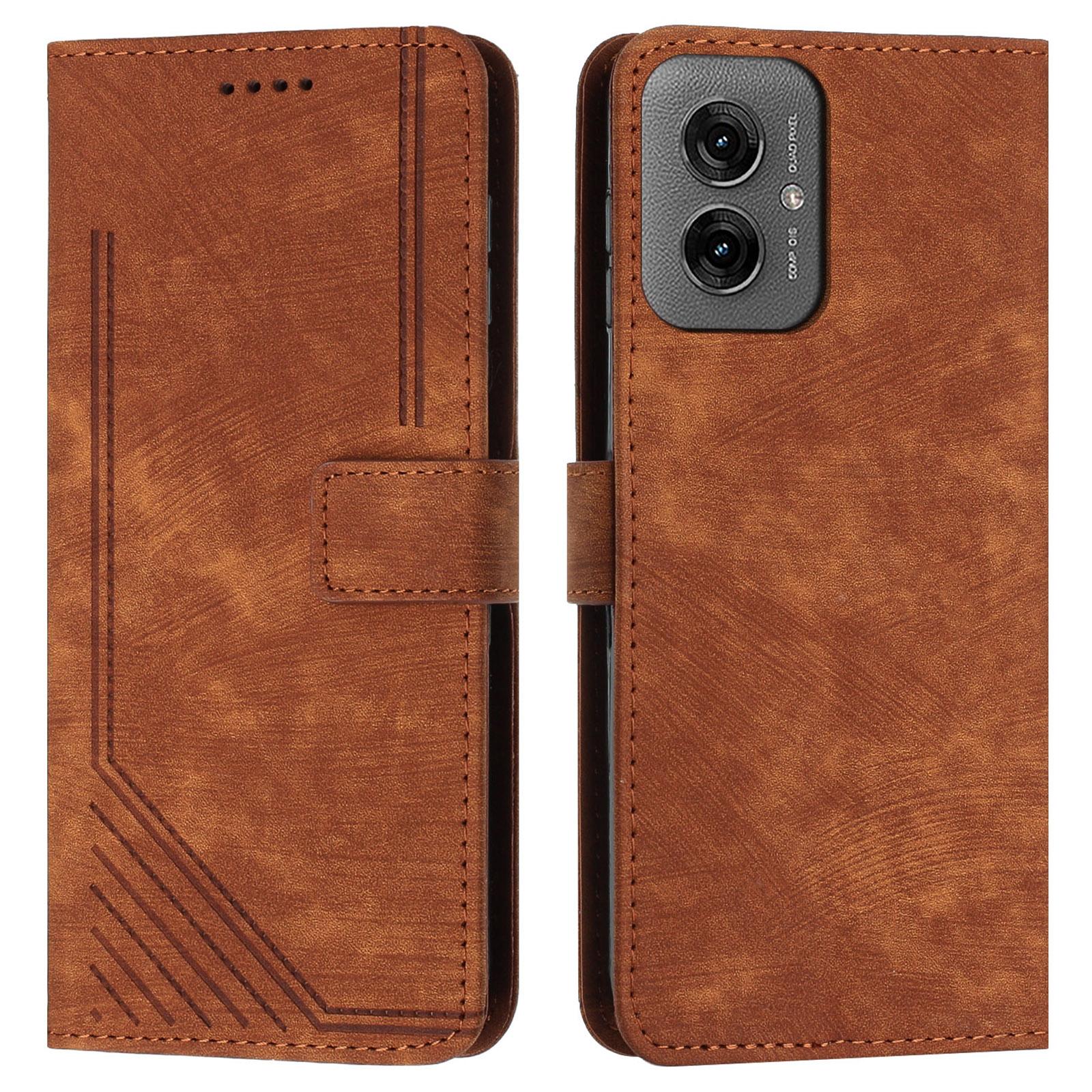 For Motorola Moto G55 5G Case Imprinted Lines Leather Phone Cover Folding Stand E
For Motorola Moto G55 5G Case Imprinted Lines Leather Phone Cover Folding Stand E