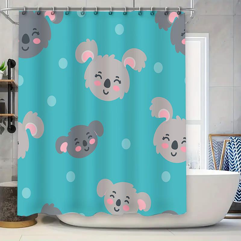 Koala Face Shower Curtain Blue Polka Dot Design For Kids Bathroom Decor – Easy Install Fabric Shower Curtain With Hook Rings (Bl W60H190(CM)-1 Pcs
Koala Face Shower Curtain Blue Polka Dot Design For Kids Bathroom Decor – Easy Install Fabric Shower Curtain With Hook Rings (Bl W60H190(CM)-1 Pcs