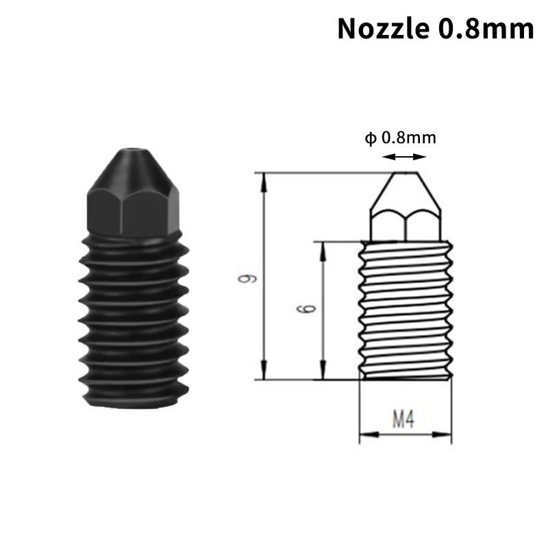 1 Piece Mini Hotend 0.2/0.4/0.6/0.8Mm Nozzle Hardened Steel For Bambu Lab A1 Nozzles Assembly 3D Printer Hotend
1 Piece Mini Hotend 0.2/0.4/0.6/0.8Mm Nozzle Hardened Steel For Bambu Lab A1 Nozzles Assembly 3D Printer Hotend
