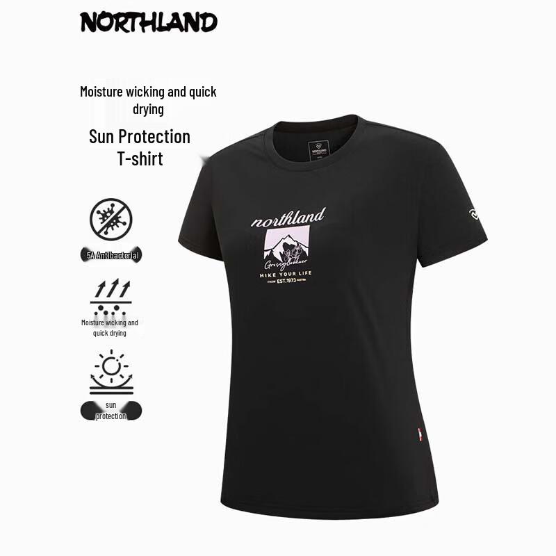 NORTHLAND Women s Quick-Dry Short Sleeve T-shirt 165/88A
NORTHLAND Women s Quick-Dry Short Sleeve T-shirt 165/88A