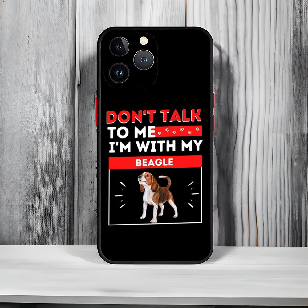 Cute Domestic Dog Breed Beagle Phone Case Black Matte Thin Phone Case For iPhone17 16 15 14 13 ProMax iphone17air
Cute Domestic Dog Breed Beagle Phone Case Black Matte Thin Phone Case For iPhone17 16 15 14 13 ProMax iphone17air