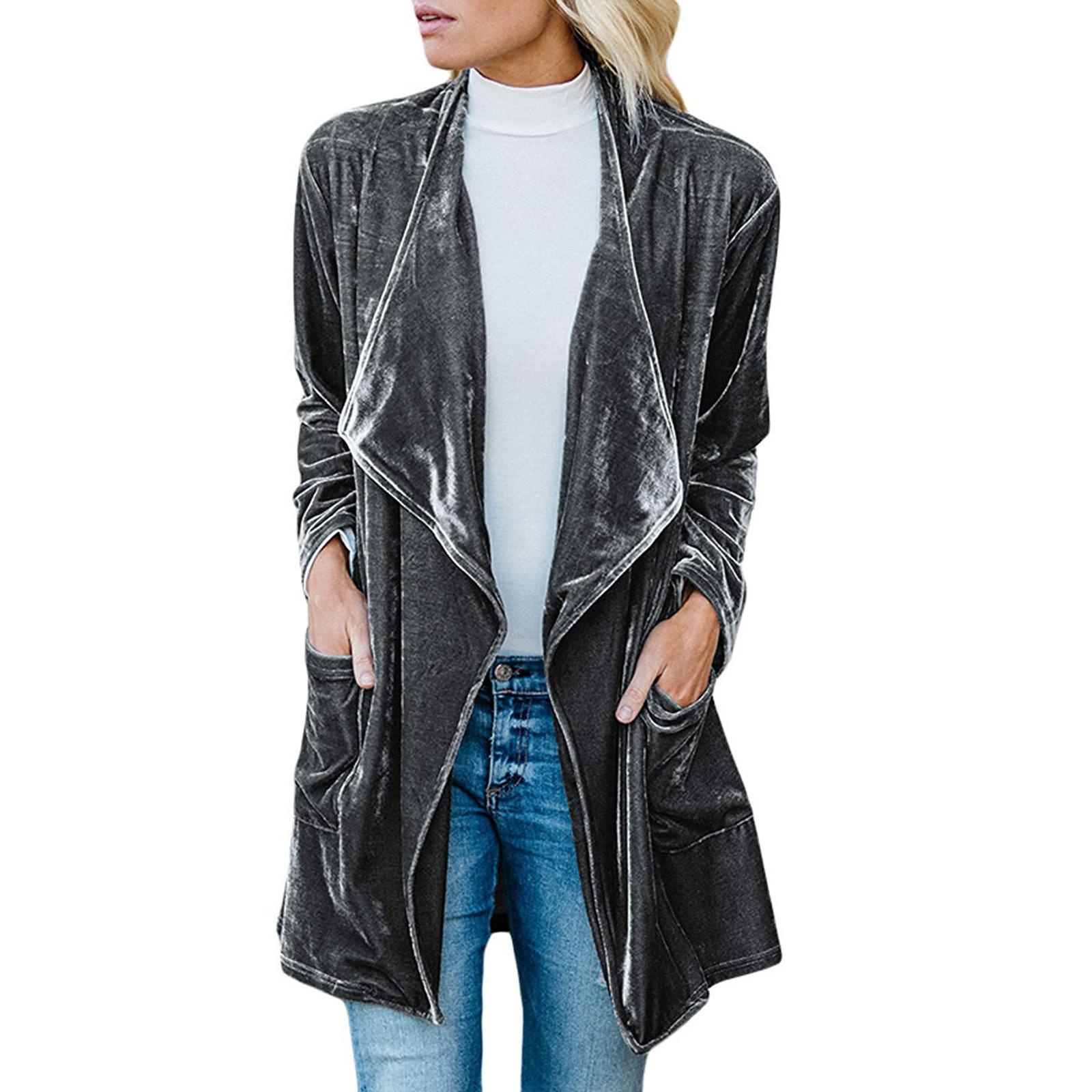 Женская мода И зимний кардиган-куртка Золотой бархат Средней длины Ветровка XL
Женская мода И зимний кардиган-куртка Золотой бархат Средней длины Ветровка XL