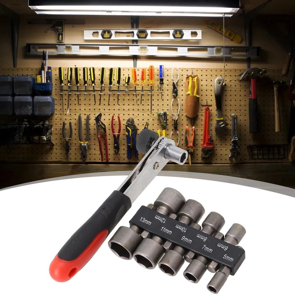 Набор маленьких торцевых ключей 10 шт. Адаптер 5-13 мм
Набор маленьких торцевых ключей 10 шт. Адаптер 5-13 мм