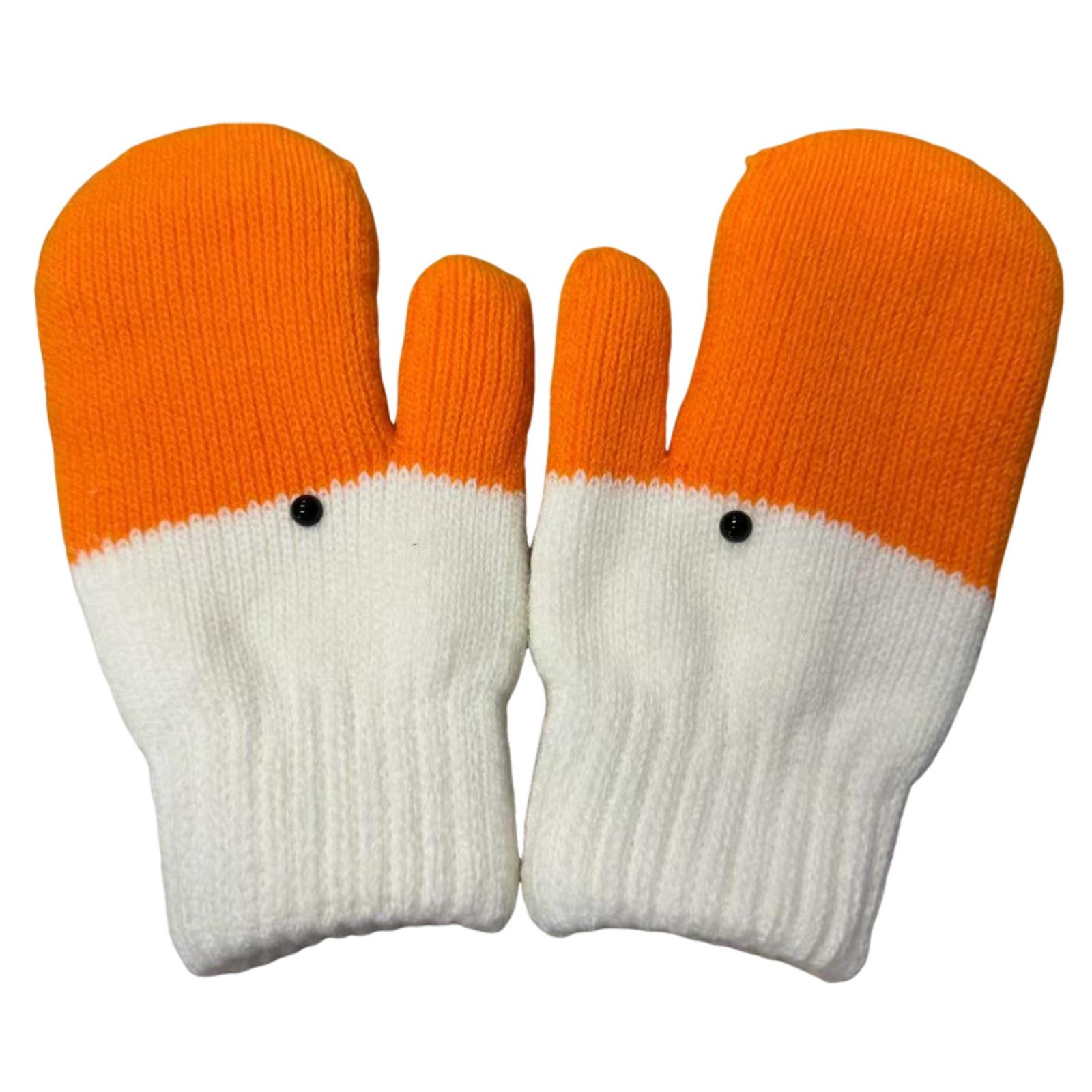 Creative Orange Cartoon Goose Gloves Polyester Thickened Winter Knitted Gloves Windproof Warmer Anti-cold Mittens Outdoor
Creative Orange Cartoon Goose Gloves Polyester Thickened Winter Knitted Gloves Windproof Warmer Anti-cold Mittens Outdoor