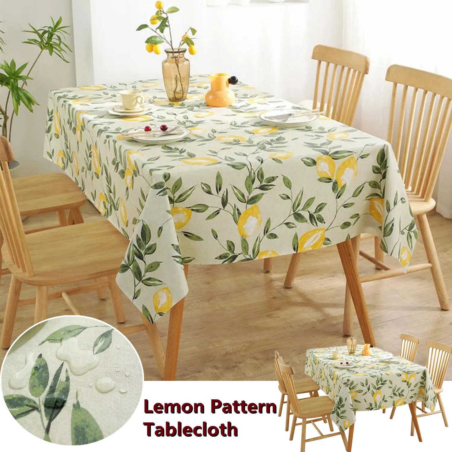 Summer Lemon Fruits Floral Rectangle Tablecloth Waterproof Oil-proof Table Cover Dust-proof Tabletop Kitchen Dining Table Decor 100x100cm
Summer Lemon Fruits Floral Rectangle Tablecloth Waterproof Oil-proof Table Cover Dust-proof Tabletop Kitchen Dining Table Decor 100x100cm
