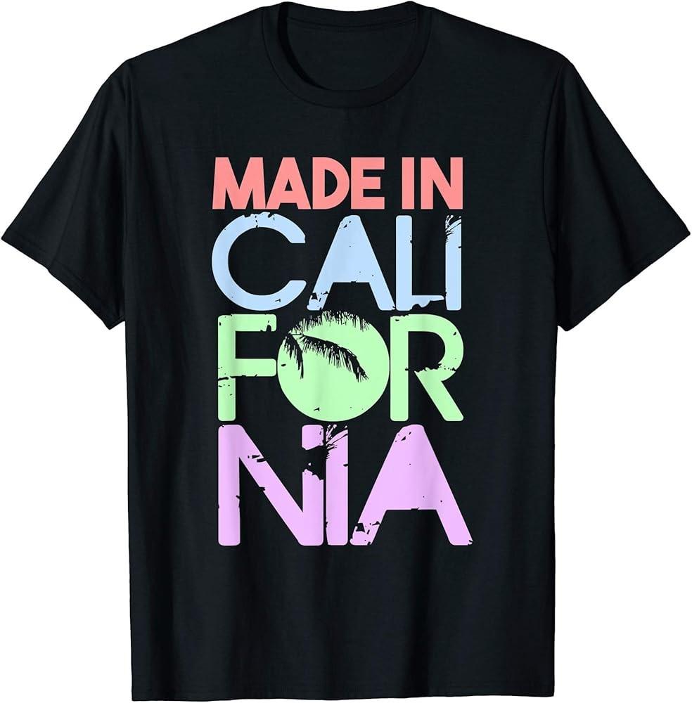 Made in California TShirt Unisex T-Shirt XL
Made in California TShirt Unisex T-Shirt XL