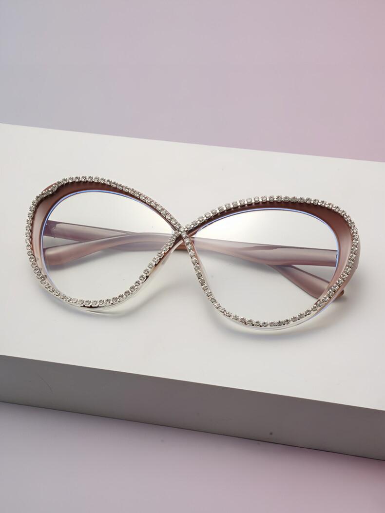 Vintage Leopard Print Rhinestone Glasses For Women Oversized Eyewear Trendy Clear Lens Eyeglasses For Daily Outfits KJ166
Vintage Leopard Print Rhinestone Glasses For Women Oversized Eyewear Trendy Clear Lens Eyeglasses For Daily Outfits KJ166