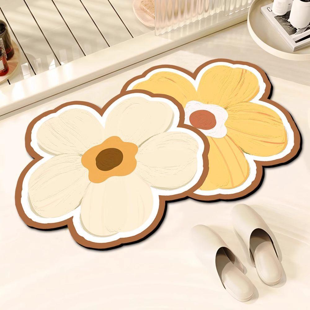 Small Fresh Diatom Mud Floor Mat, Water-Absorbing Quick-Drying Floor Mat At The Door Of The Toilet, Bathroom Non-Slip And Dirt-Resistant Floor Mat 50*80cm
Small Fresh Diatom Mud Floor Mat, Water-Absorbing Quick-Drying Floor Mat At The Door Of The Toilet, Bathroom Non-Slip And Dirt-Resistant Floor Mat 50*80cm
