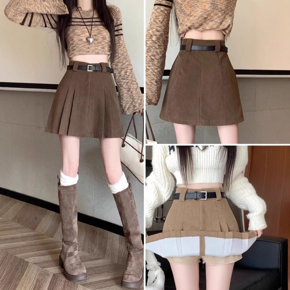 2024 Autumn/Winter Korean College Style Corduroy A-Line Pleated High-Waisted Midi Skirt 2XL
2024 Autumn/Winter Korean College Style Corduroy A-Line Pleated High-Waisted Midi Skirt 2XL