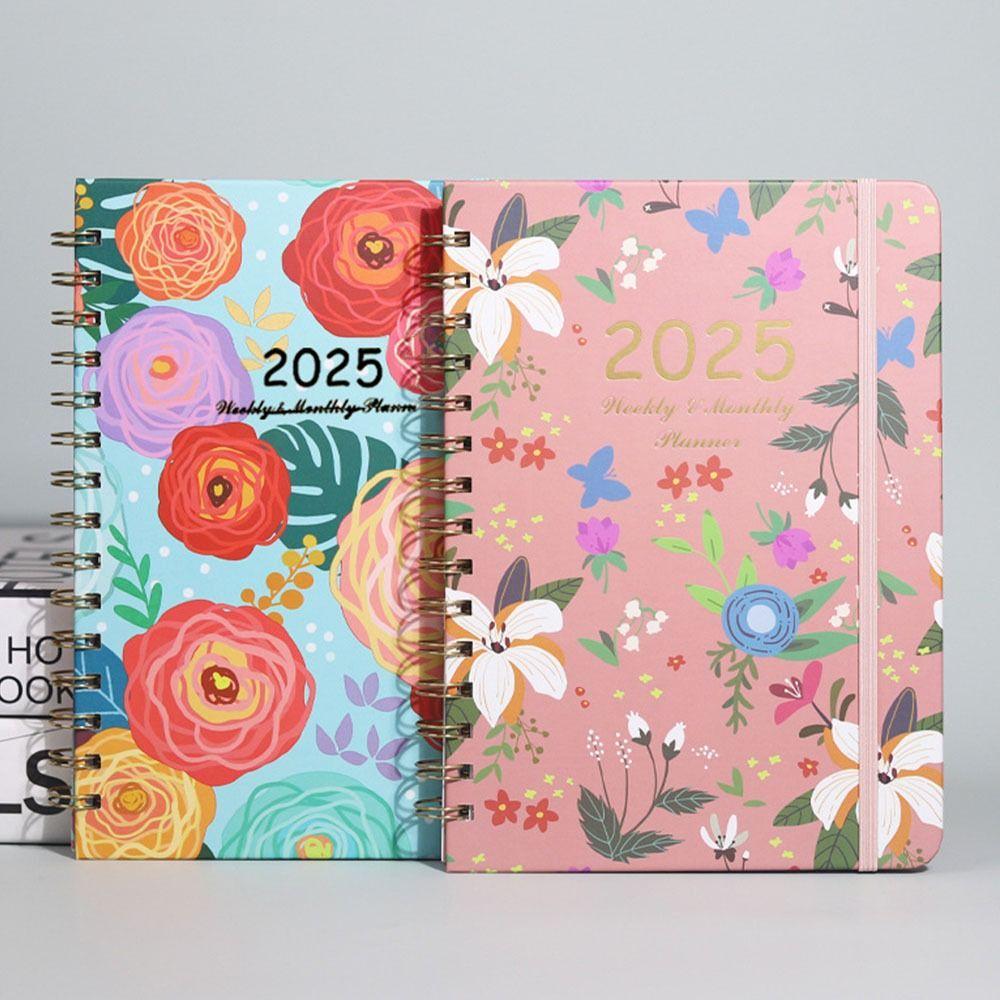 Planner Organizer 2025 Agenda Planner Notebook Loose-leaf Coil Flowers Diary Notebook Business
Planner Organizer 2025 Agenda Planner Notebook Loose-leaf Coil Flowers Diary Notebook Business