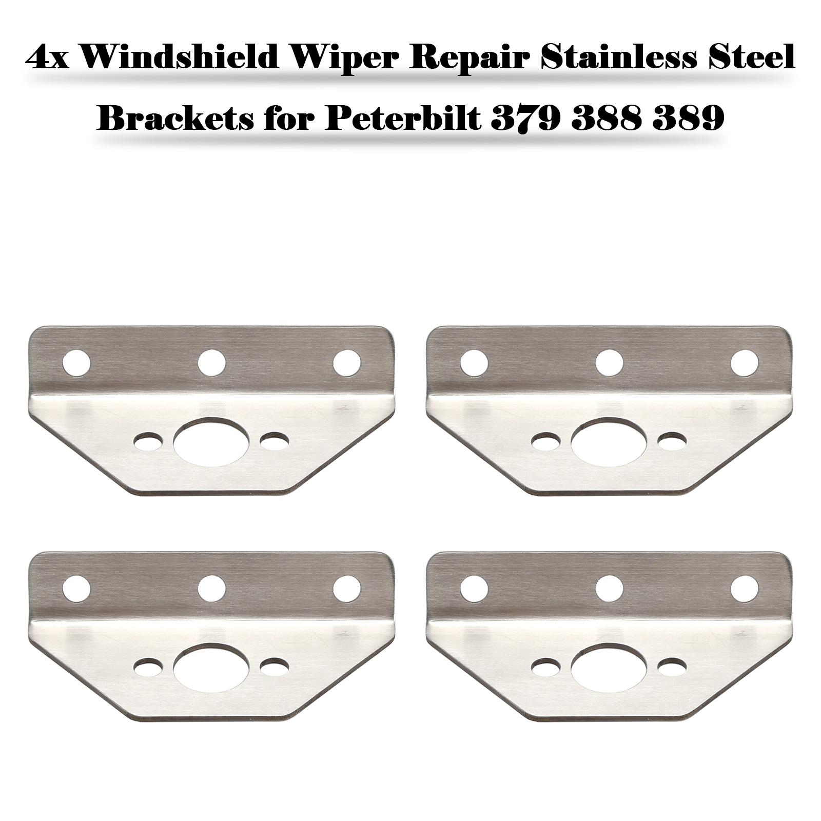 4x Windshield Wiper Repair Stainless Steel Brackets for Peterbilt 379 388 389
4x Windshield Wiper Repair Stainless Steel Brackets for Peterbilt 379 388 389