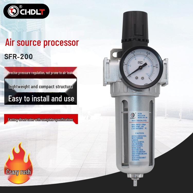 SANAIXING SFR-200 Pneumatic Air Source Filter & Oil-Water Separator SL200
SANAIXING SFR-200 Pneumatic Air Source Filter & Oil-Water Separator SL200
