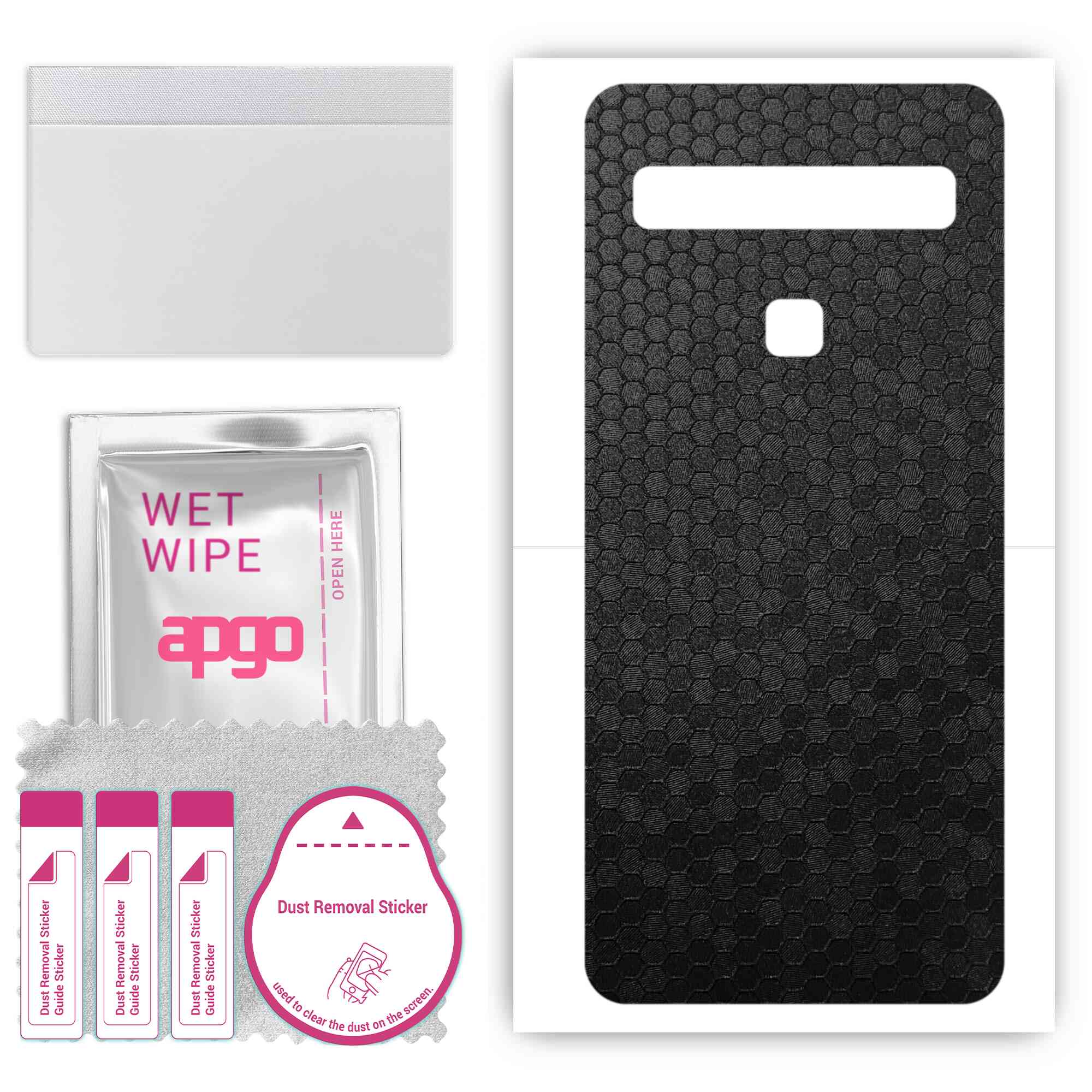 apgo Protective Skin Sticker for the back compatible with TCL L10 Lite, Wrap Film, Foil, Vinyl - Pattern Black Honeycomb
apgo Protective Skin Sticker for the back compatible with TCL L10 Lite, Wrap Film, Foil, Vinyl - Pattern Black Honeycomb