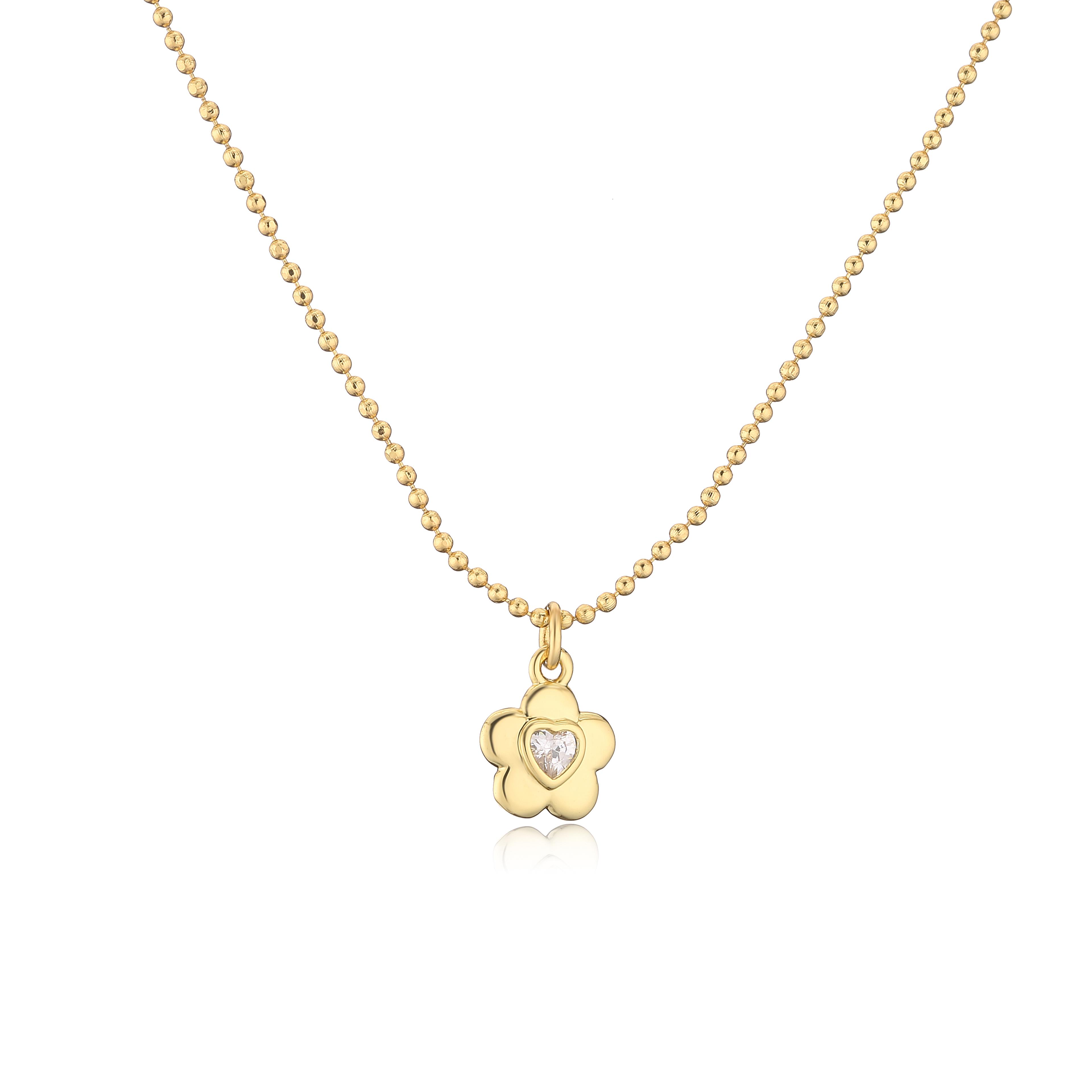 HECHENG,Ins 18K Gold-plated CZ Flower Necklace,Colorful Flower Necklaces For Women Fashion Zircon Gift
HECHENG,Ins 18K Gold-plated CZ Flower Necklace,Colorful Flower Necklaces For Women Fashion Zircon Gift