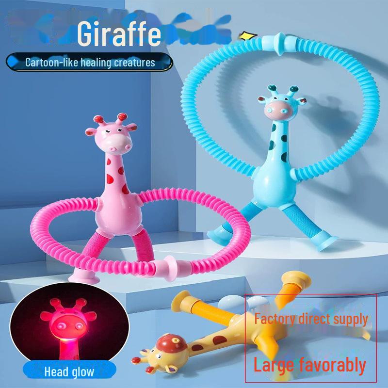 Luminous Giraffe Cartoon Suction Cup Stretch Tubes - Educational, Interactive, Decompression Toys for Children
Luminous Giraffe Cartoon Suction Cup Stretch Tubes - Educational, Interactive, Decompression Toys for Children