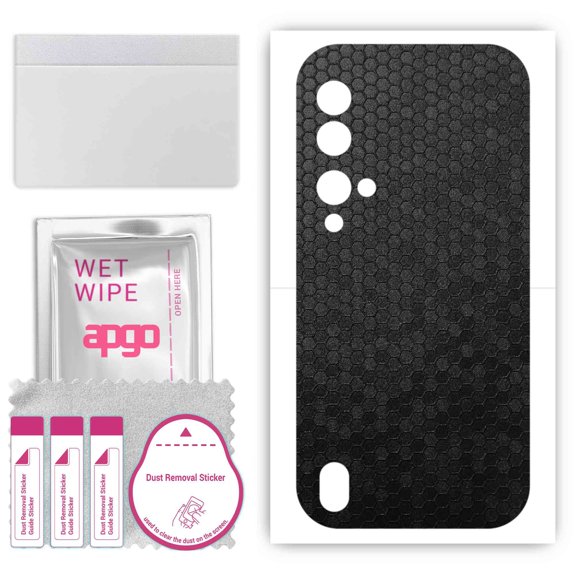 Apgo Protective Skin Sticker для задньої панелі, сумісної з Blackview BV9900E, Wrap Film, Foil, Vinyl - Pattern Black Honeycomb
Apgo Protective Skin Sticker для задньої панелі, сумісної з Blackview BV9900E, Wrap Film, Foil, Vinyl - Pattern Black Honeycomb