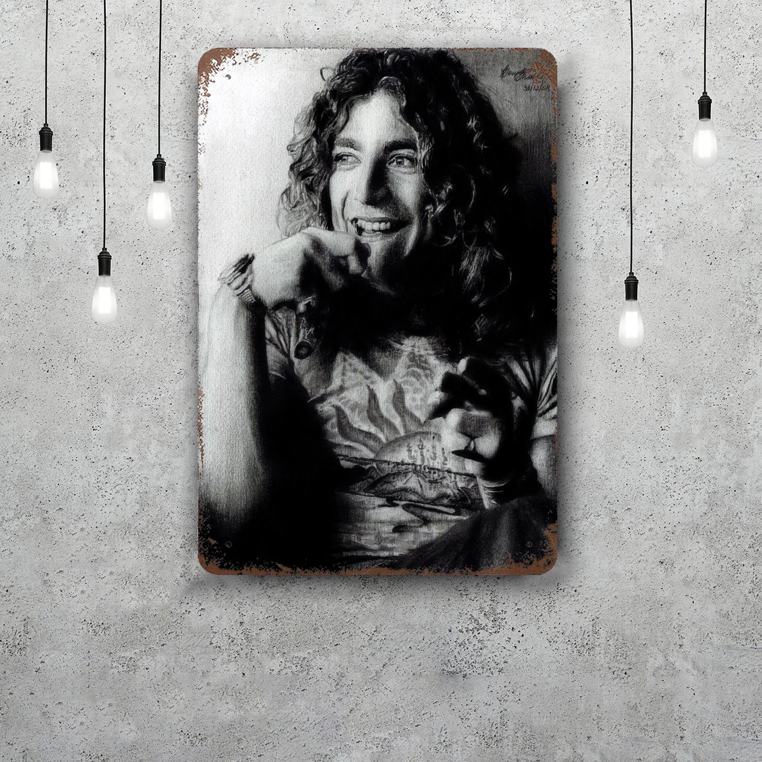 Robert Plant Band Vintage Metal Tin Signs Posters Decor Retro Metal Plaque Wall Art Decor for Garage Bar 20x30cm(7.8x11.8inch)
Robert Plant Band Vintage Metal Tin Signs Posters Decor Retro Metal Plaque Wall Art Decor for Garage Bar 20x30cm(7.8x11.8inch)