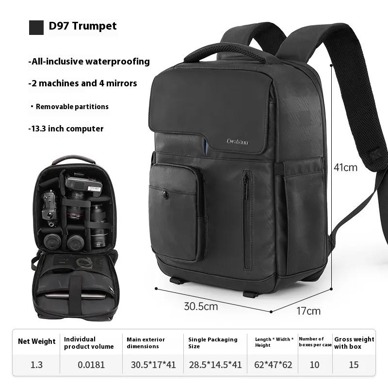 Professional Camera Bag SLR Camera Backpack Waterproof Multi-Function Large Capacity Camera Bag Black Small
Professional Camera Bag SLR Camera Backpack Waterproof Multi-Function Large Capacity Camera Bag Black Small