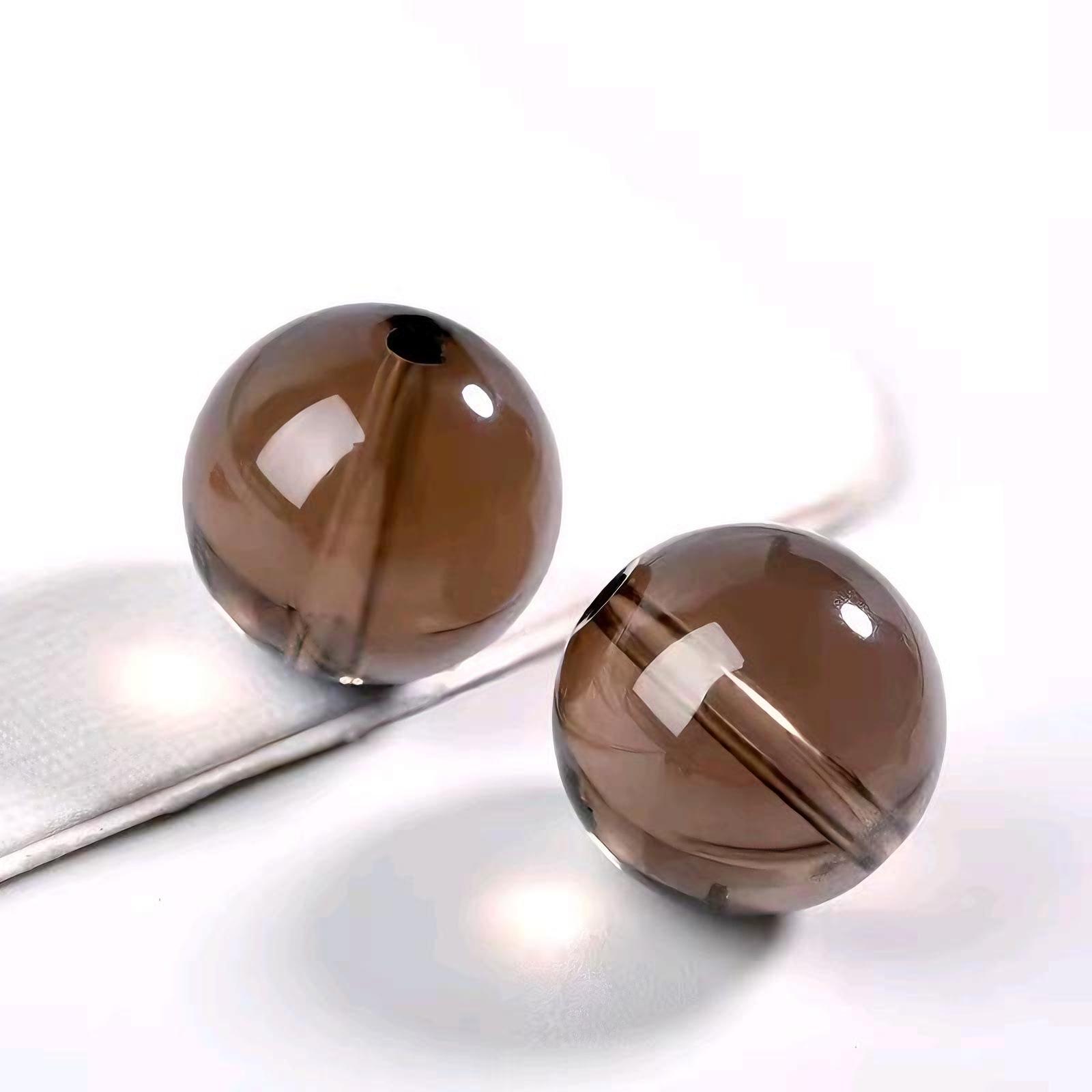 Natural Smoky Quartz Round Beads for DIY Handmade Bracelets and Jewelry Accessories 1 piece, approx. 10mm
Natural Smoky Quartz Round Beads for DIY Handmade Bracelets and Jewelry Accessories 1 piece, approx. 10mm