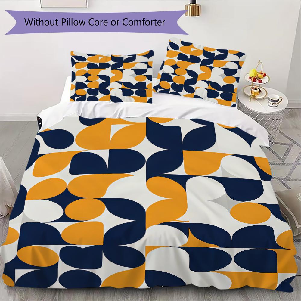 Simple Geometry Pattern Bedding uilt Set uilt Cover Pillowcase Home Decoration Birthday Gift (1 * duvet cover + 2 * pillowcase without core)23 135x200cm
Simple Geometry Pattern Bedding uilt Set uilt Cover Pillowcase Home Decoration Birthday Gift (1 * duvet cover + 2 * pillowcase without core)23 135x200cm