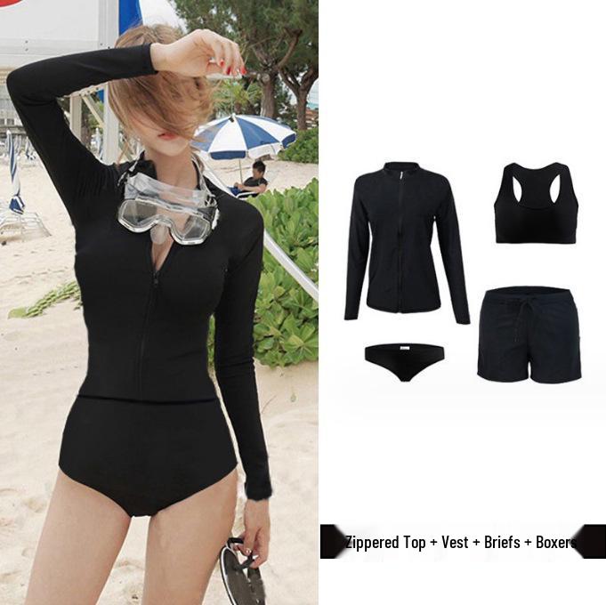 Мужской и женский быстросохнущий гидрокостюм с длинным рукавом для снорклинга и серфинга L
Мужской и женский быстросохнущий гидрокостюм с длинным рукавом для снорклинга и серфинга L