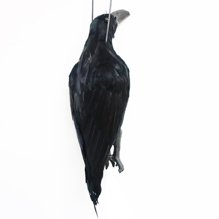 Halloween Decor Extra Large Black Feathered Crows for Garden Bird Pest Deter 1
Halloween Decor Extra Large Black Feathered Crows for Garden Bird Pest Deter 1