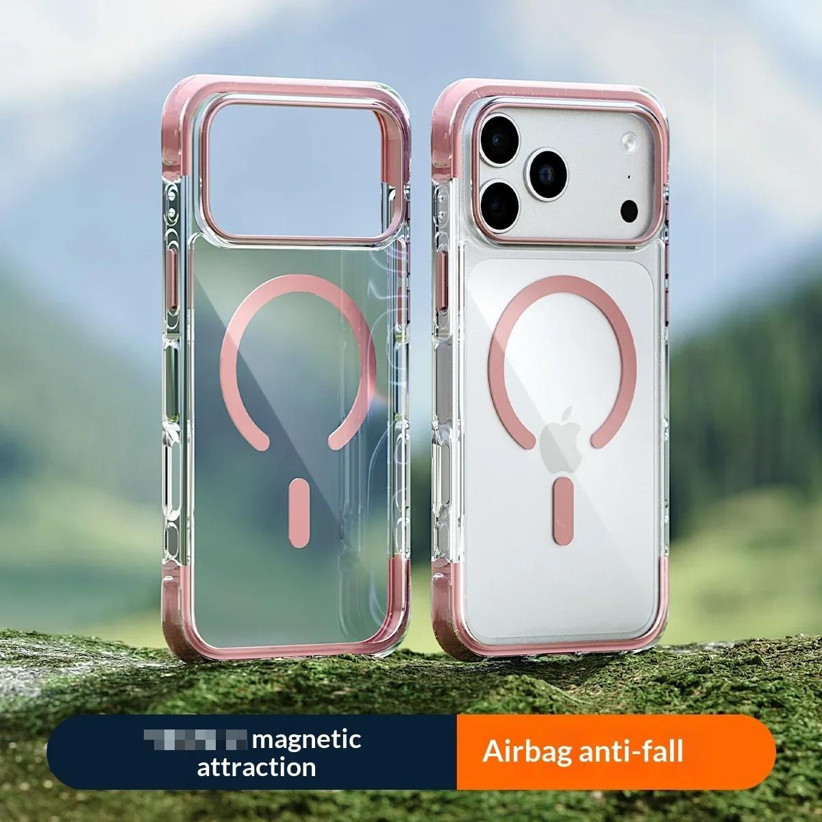 100% Anti-knock Airbag Case for iPhone 17 Pro Max for Magsafe Cover for iPhone 15 16 Pro Max 360 Rotate Magnetic Bracket Cases iPhone 15
100% Anti-knock Airbag Case for iPhone 17 Pro Max for Magsafe Cover for iPhone 15 16 Pro Max 360 Rotate Magnetic Bracket Cases iPhone 15