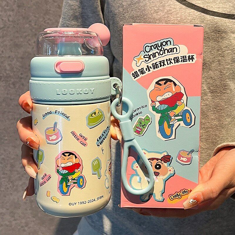 Taoerxi Original Crayon Xiaoxin New Arrival Good-looking Cute Student 316 Stainless Steel Large Capacity Vacuum Cup Light Blue Crayon Shin-Chan
Taoerxi Original Crayon Xiaoxin New Arrival Good-looking Cute Student 316 Stainless Steel Large Capacity Vacuum Cup Light Blue Crayon Shin-Chan