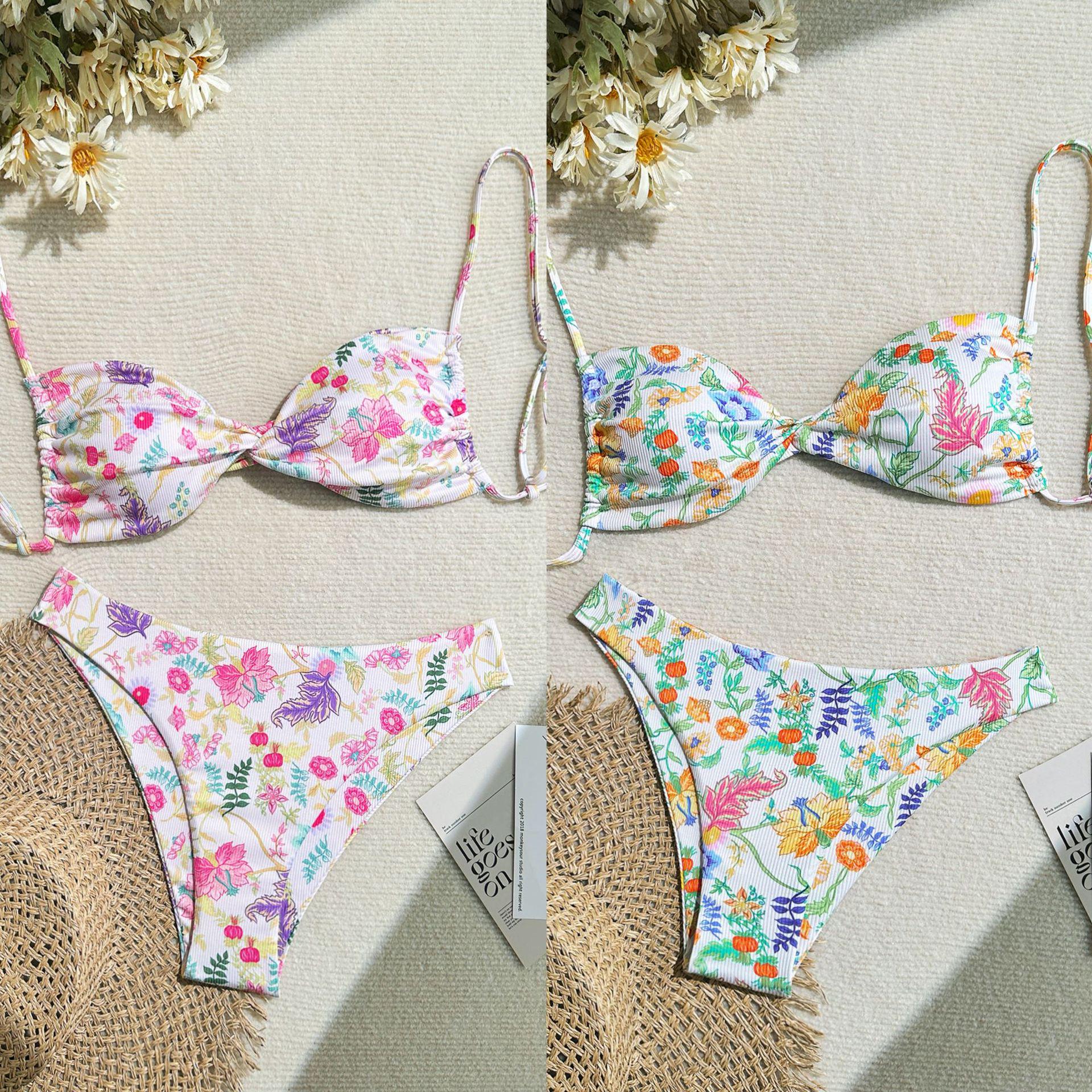 2024 European & American Floral Backless Sexy Two-Piece Bikini Swimsuit for Women Large білий
2024 European & American Floral Backless Sexy Two-Piece Bikini Swimsuit for Women Large білий
