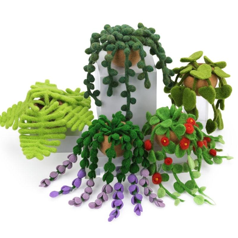 Подвесное растение, набор из валяной шерсти, материалы для валяния иглой с инструкцией, подушечка для валяния иглой, игла для валяния для начинающих 1
Подвесное растение, набор из валяной шерсти, материалы для валяния иглой с инструкцией, подушечка для валяния иглой, игла для валяния для начинающих 1