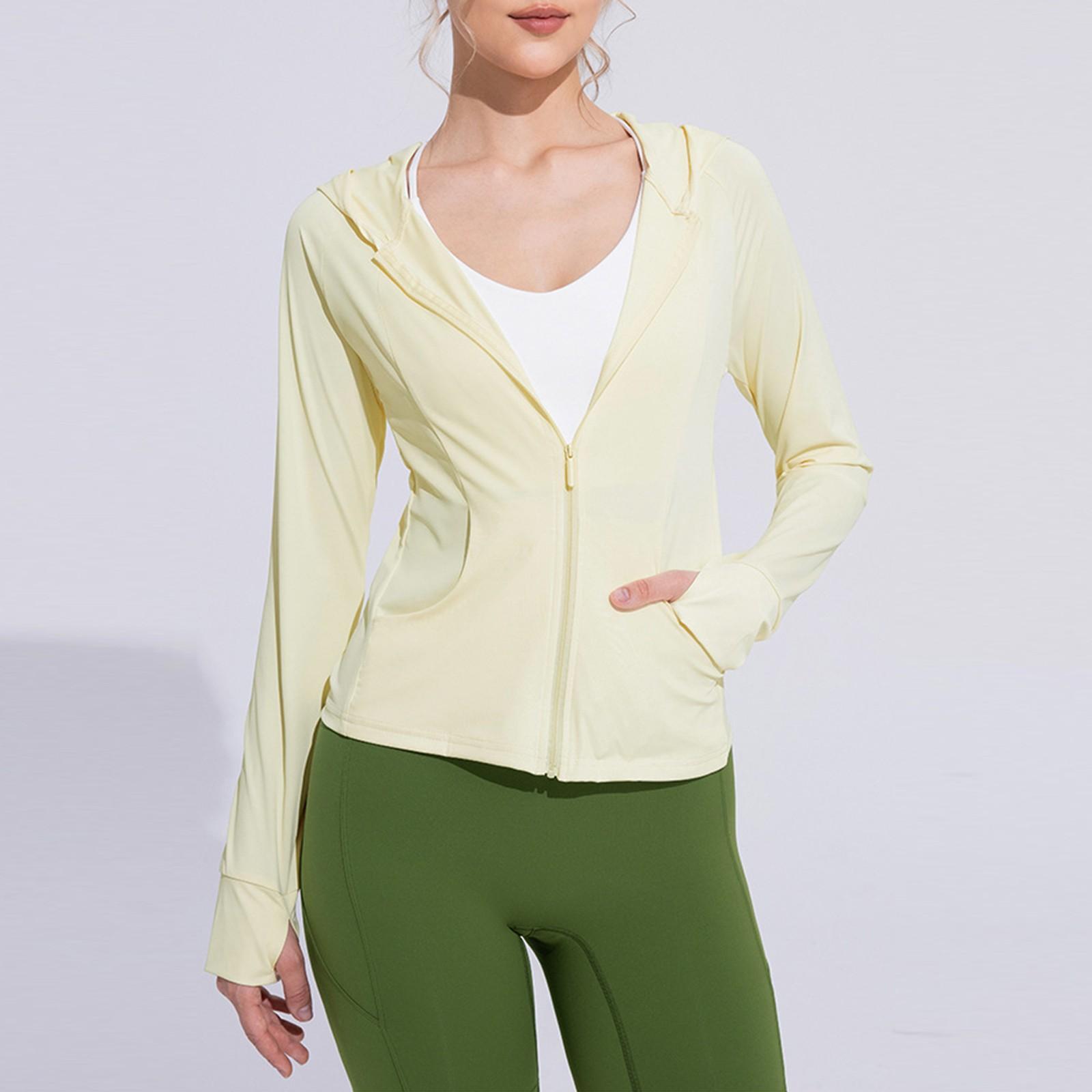 Женская куртка с длинным рукавом, обеспечивающая прохладу и защиту от солнца, с карманами для пеших походов и занятий спортом на открытом воздухе XL жёлтый
Женская куртка с длинным рукавом, обеспечивающая прохладу и защиту от солнца, с карманами для пеших походов и занятий спортом на открытом воздухе XL жёлтый