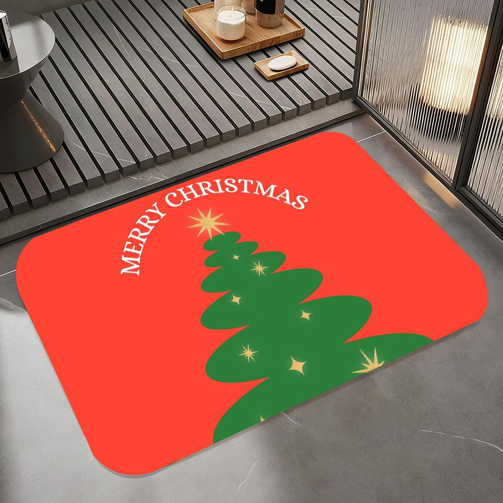 Fashion C-Christmas Tree Graphic Floor Mat Diatomite Bath Mat, Quick Dry Absorbent Non-Slip Door Mat 50cm x 80cm
Fashion C-Christmas Tree Graphic Floor Mat Diatomite Bath Mat, Quick Dry Absorbent Non-Slip Door Mat 50cm x 80cm