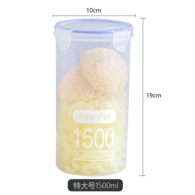 Коробка для хранения продуктов, герметичные пластиковые банки для хлопьев, конфет, сушеных продуктов, с крышкой, контейнеры для хранения в холодильнике, предметы домашнего обихода, кухонный органайзер 2PCS
Коробка для хранения продуктов, герметичные пластиковые банки для хлопьев, конфет, сушеных продуктов, с крышкой, контейнеры для хранения в холодильнике, предметы домашнего обихода, кухонный органайзер 2PCS