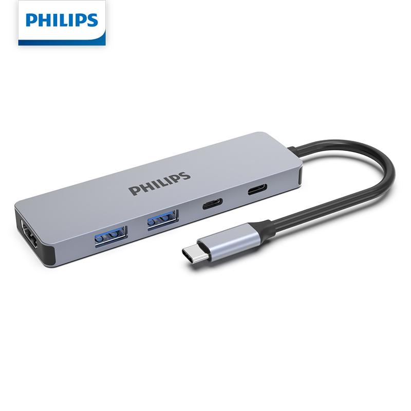 Philips SWR1607L/93 5-in-1 Type-C Docking Station, 4K@60Hz HDMI, Dual USB3.0, Type-C Data & 100W PD Charging
Philips SWR1607L/93 5-in-1 Type-C Docking Station, 4K@60Hz HDMI, Dual USB3.0, Type-C Data & 100W PD Charging