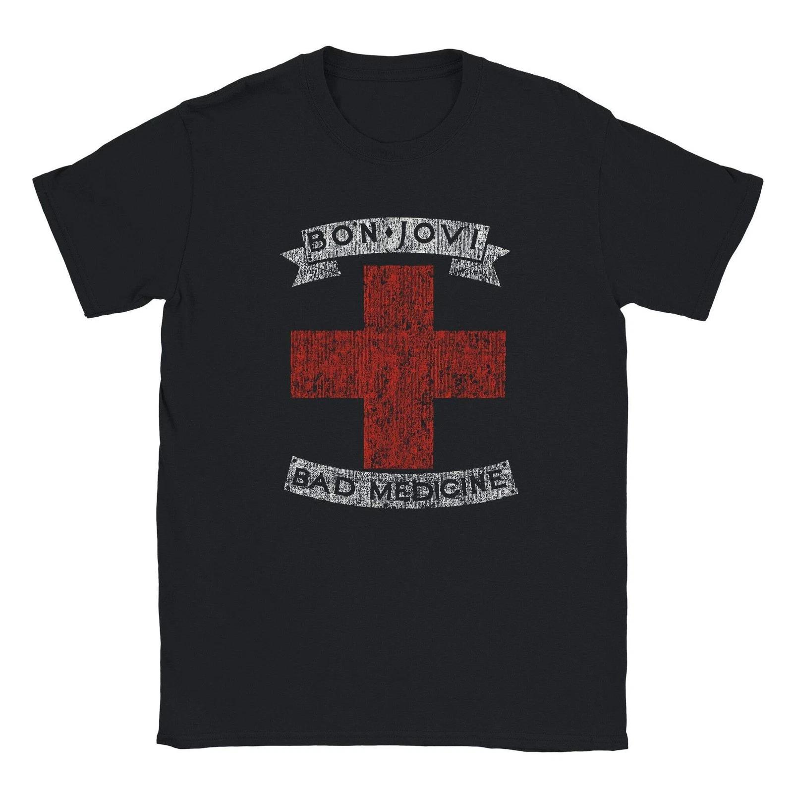 Bon Jovi Bad Medicine T-Shirt | Vintage Band Tee | 80s Rock Concert Shirt | Unis 4XL
Bon Jovi Bad Medicine T-Shirt | Vintage Band Tee | 80s Rock Concert Shirt | Unis 4XL