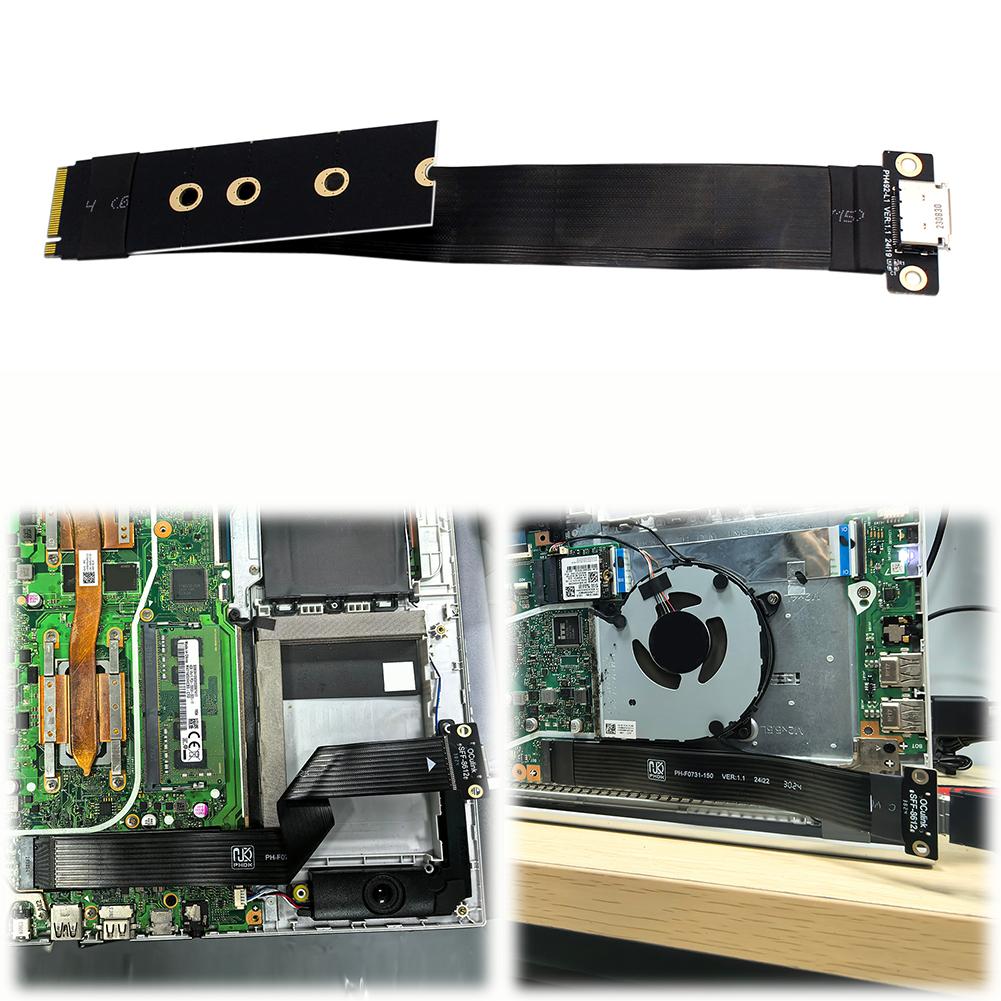 Подовжувач для зовнішньої відеокарти M.2 NVMe PCIE 4.0 до Oculink SFF-8611 SFF-8612 (жіночий) ITALY
Подовжувач для зовнішньої відеокарти M.2 NVMe PCIE 4.0 до Oculink SFF-8611 SFF-8612 (жіночий) ITALY