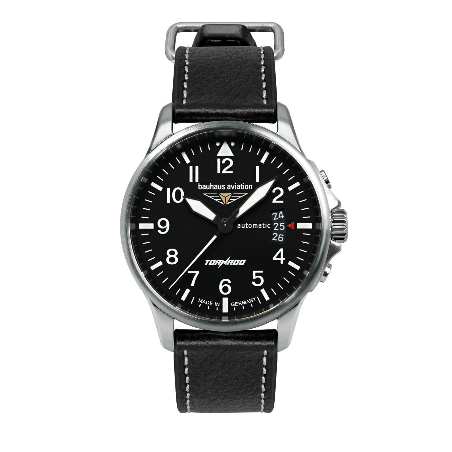 Bauhaus Aviation Flight Tornado Автоматичний Офіційно Імпортований Чоловічий 2760-2AT Годинник Пілота, чорний
Bauhaus Aviation Flight Tornado Автоматичний Офіційно Імпортований Чоловічий 2760-2AT Годинник Пілота, чорний