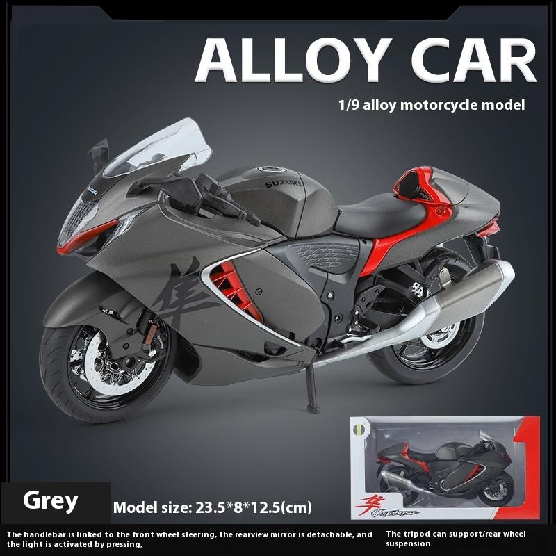 Масштаб 1/9 Suzuki Hayabusa GSX-1300R Сплавной Мотоцикл Литая Модель Симуляция Коллекция Украшение Модное Украшение Подарок для Детей чёрный
Масштаб 1/9 Suzuki Hayabusa GSX-1300R Сплавной Мотоцикл Литая Модель Симуляция Коллекция Украшение Модное Украшение Подарок для Детей чёрный