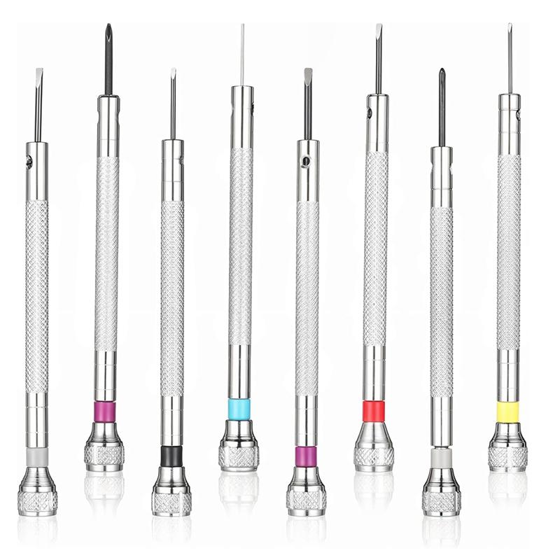 A95I-8-Piece Precision Screwdriver Set, Watch Repair Screwdriver Set, Screwdriver Set For Glasses Repair, Electronics Repair
A95I-8-Piece Precision Screwdriver Set, Watch Repair Screwdriver Set, Screwdriver Set For Glasses Repair, Electronics Repair