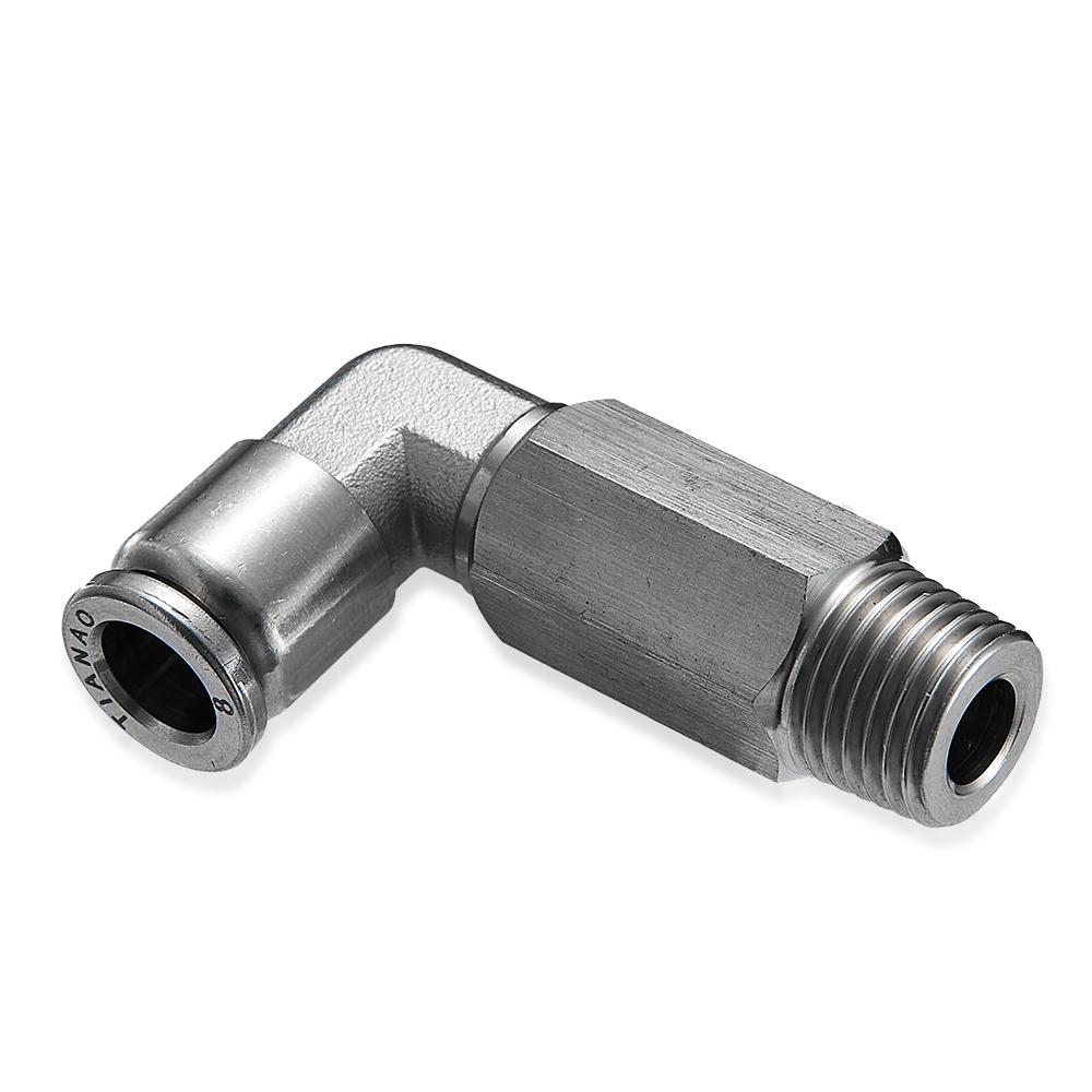 Longer Elbow PPL 1/8 1/4 3/8 1/2 3/4 BSP Male x 4 6 8 10 12 16mm Push In Connect Pneumatic Air Fitting 304 Stainless Steel 4mm&M6x1
Longer Elbow PPL 1/8 1/4 3/8 1/2 3/4 BSP Male x 4 6 8 10 12 16mm Push In Connect Pneumatic Air Fitting 304 Stainless Steel 4mm&M6x1