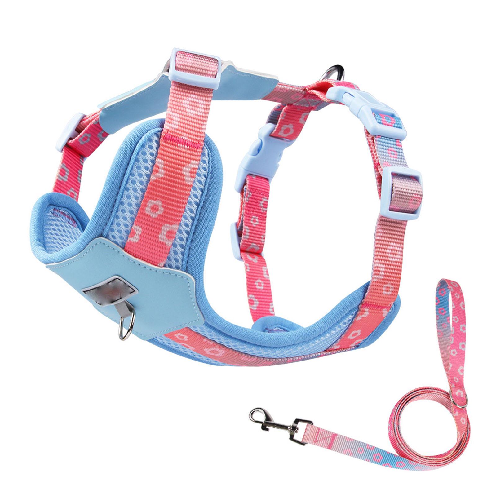 Small & Medium Dog , Outdoor Chest & Back Vest with Gradient Print Leash, Comfortable Breathable Summer Pet Gear XS
Small & Medium Dog , Outdoor Chest & Back Vest with Gradient Print Leash, Comfortable Breathable Summer Pet Gear XS