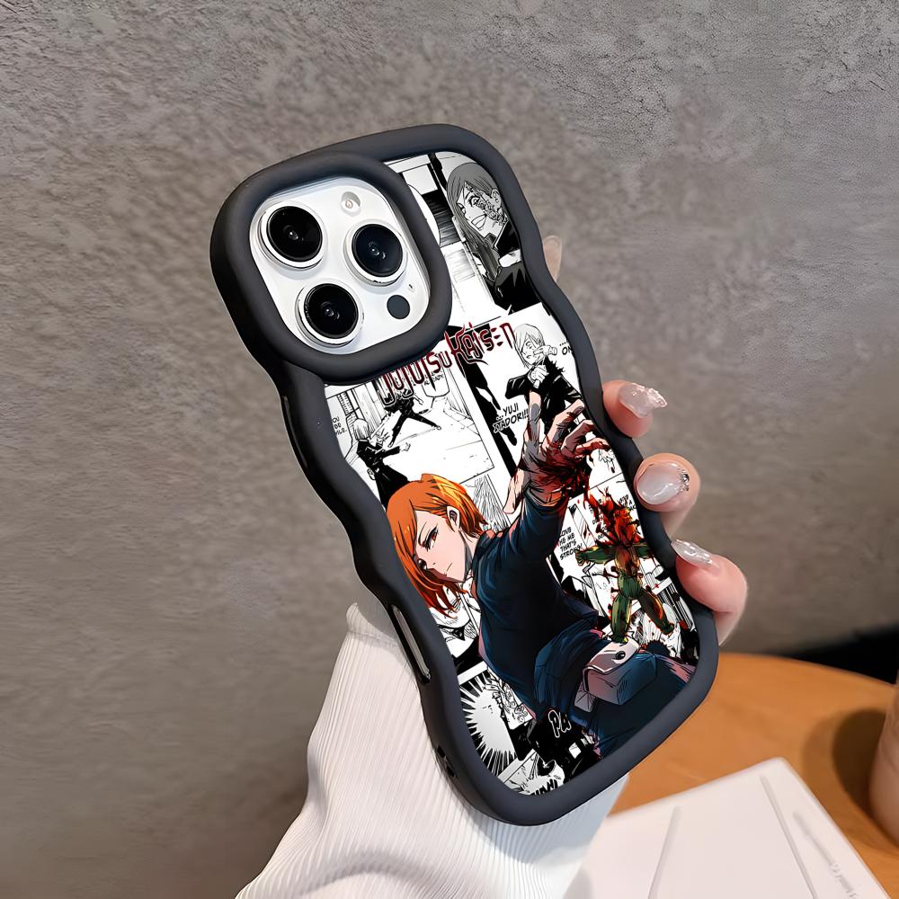 Jujutsu Kaisen Nobara Mobile Phone Case for iPhone 17 16 15 14 13 12 11 Air Pro Max Plus Wavy Edge TPU Colorful Cover Cellphones iPhone 14 Plus
Jujutsu Kaisen Nobara Mobile Phone Case for iPhone 17 16 15 14 13 12 11 Air Pro Max Plus Wavy Edge TPU Colorful Cover Cellphones iPhone 14 Plus