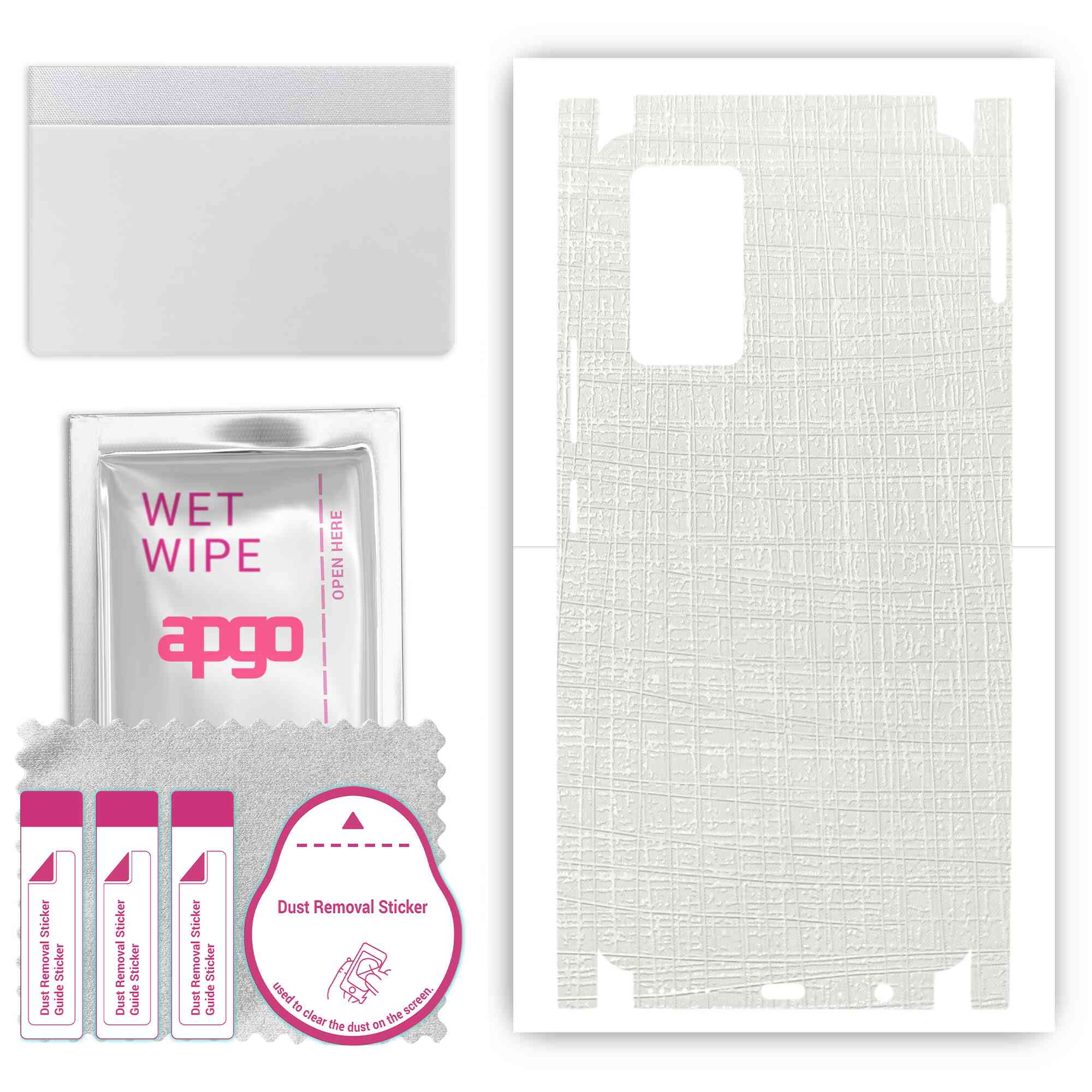 apgo Protective Skin Sticker for the back+sides compatible with Vivo Y73 2021, Full Wrap Film, Foil, Vinyl - Pattern White Fabric
apgo Protective Skin Sticker for the back+sides compatible with Vivo Y73 2021, Full Wrap Film, Foil, Vinyl - Pattern White Fabric