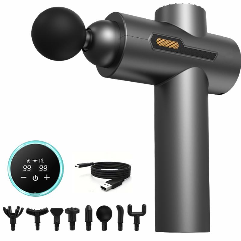 1 массажный пистолет, 8 массажных головок, 3 режима постукивания, ручной массажер для глубокого воздействия на мышцы тела, спины и шеи
1 массажный пистолет, 8 массажных головок, 3 режима постукивания, ручной массажер для глубокого воздействия на мышцы тела, спины и шеи