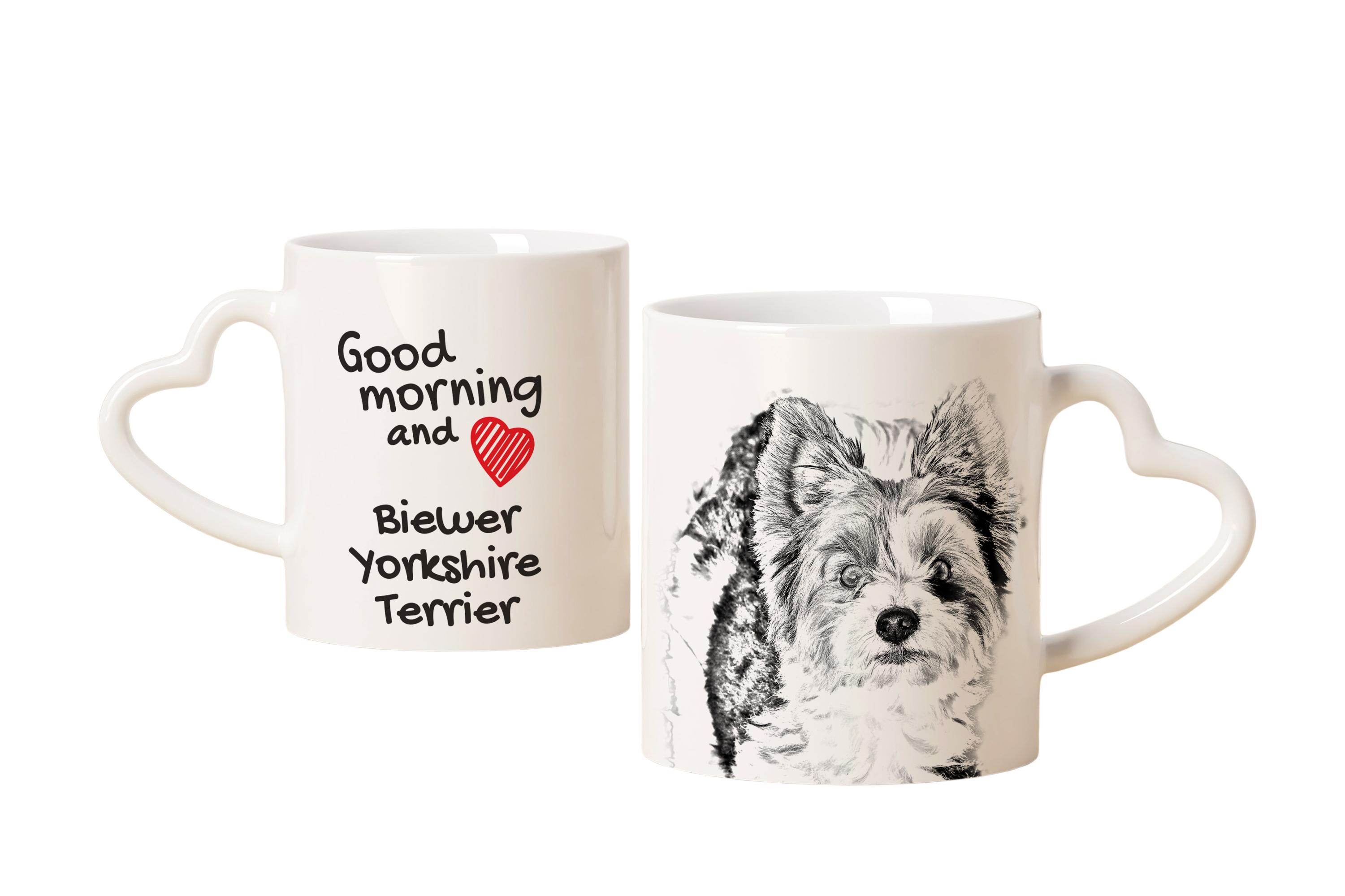 Biewer Yorkshire Terrier - cup with a dog, adorable cup with a heart-shaped handle, universal gift from the Art-Dog brand білий
Biewer Yorkshire Terrier - cup with a dog, adorable cup with a heart-shaped handle, universal gift from the Art-Dog brand білий
