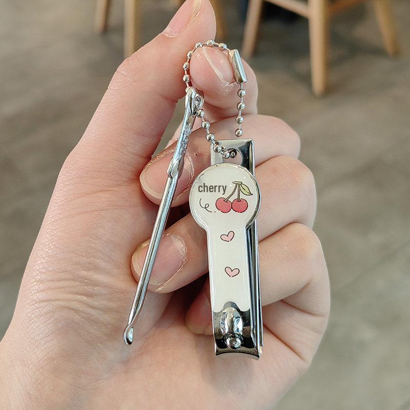 Fruit Nail Clippers & Ear Spoon Keychain | Cute Backpack Ornament & Gift for Couples Standard
Fruit Nail Clippers & Ear Spoon Keychain | Cute Backpack Ornament & Gift for Couples Standard