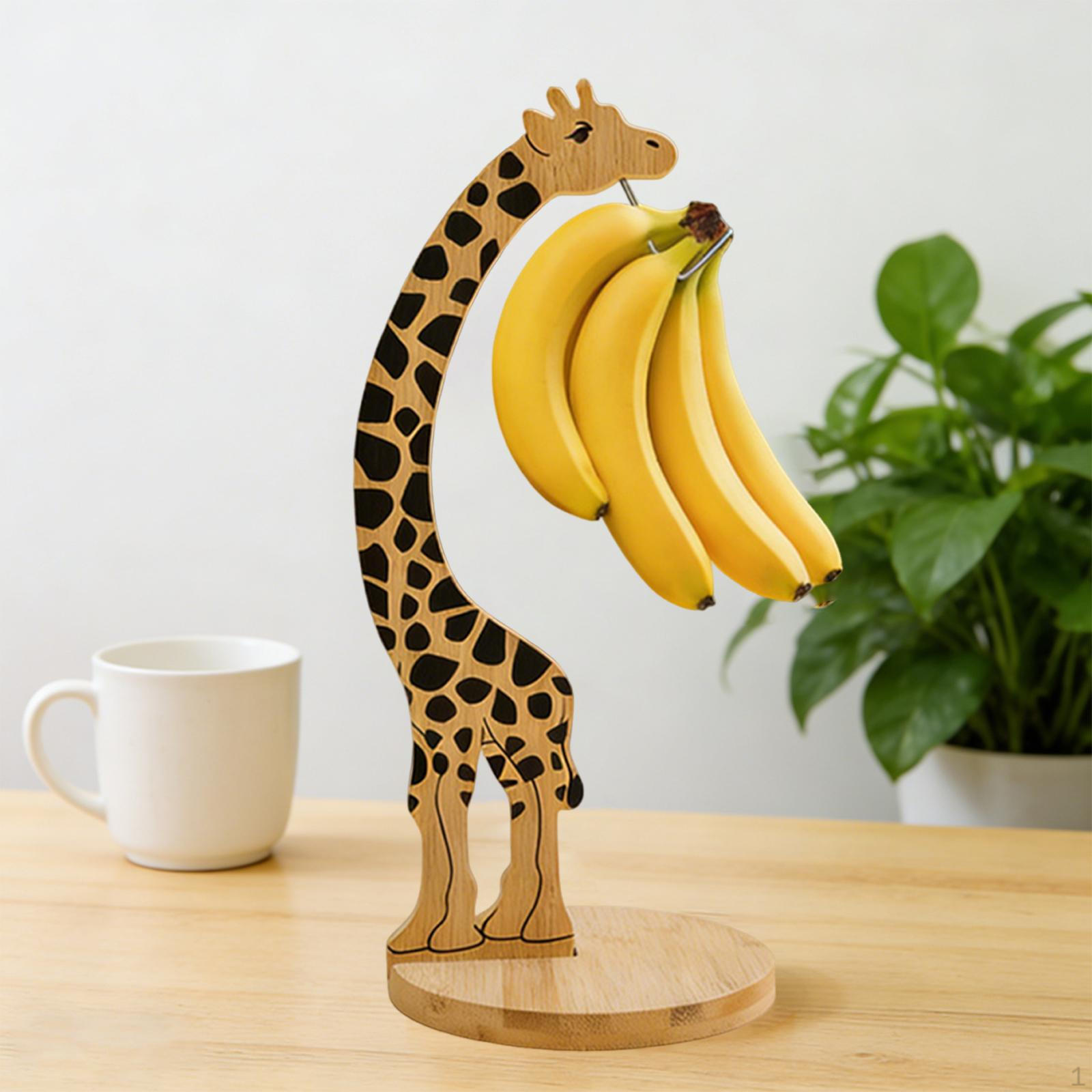 Bananas Tree Stand Hook Giraffe Shape Modern Accessories Wooden Fruit Storage Organiser
Bananas Tree Stand Hook Giraffe Shape Modern Accessories Wooden Fruit Storage Organiser