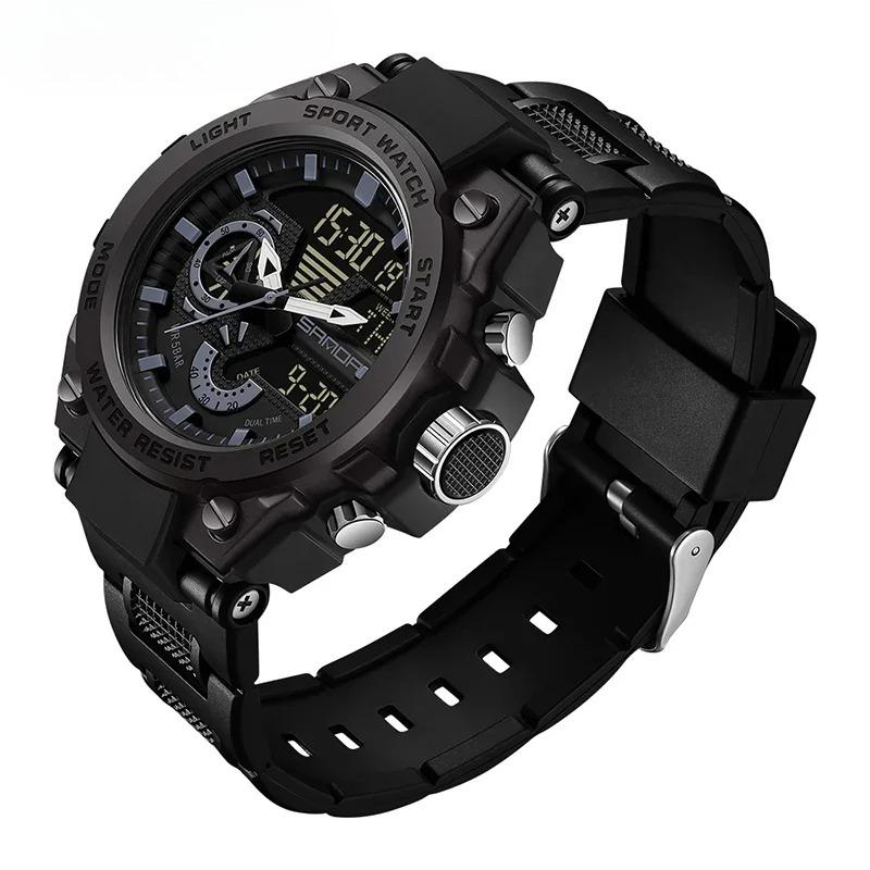 G Style Dual Display Military Outdoor Sports Men s Electronic Wristwatch Stopwatch Alarm Clock LED Analog Digital Watches
G Style Dual Display Military Outdoor Sports Men s Electronic Wristwatch Stopwatch Alarm Clock LED Analog Digital Watches